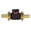 In-line bspm valve with 2 x 13mm brass barb connectors – heavy duty pipe & hose fitting uk full flow valves free shipping 1