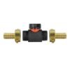 In-line bspm valve with 2 x 13mm brass barb connectors – heavy duty pipe & hose fitting uk full flow valves free shipping 4