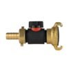 13mm brass barb with in-line bspm valve and geka type – heavy duty pipe & hose fitting uk geka fittings free shipping 31