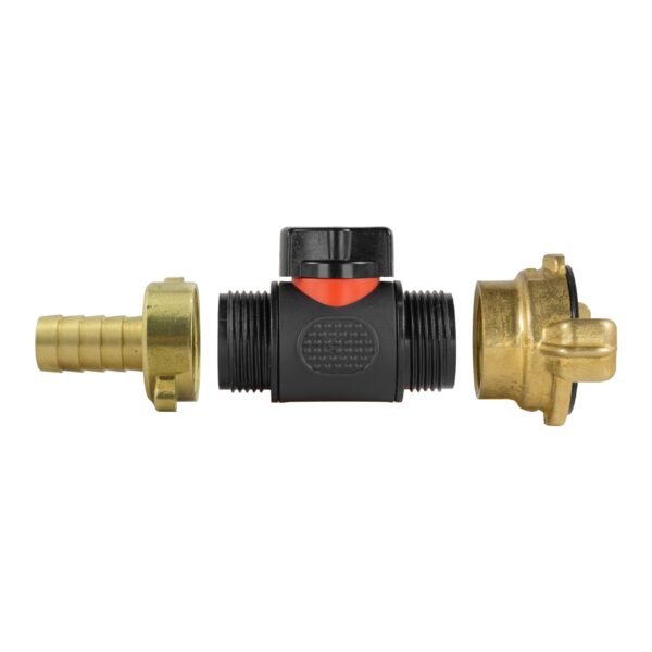 13mm brass barb with in-line bspm valve and geka type – heavy duty pipe & hose fitting uk geka fittings free shipping 9