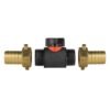 In-line bspm valve with 2 x 19mm brass barb connectors – heavy duty pipe & hose fitting uk brass connectors free shipping 4