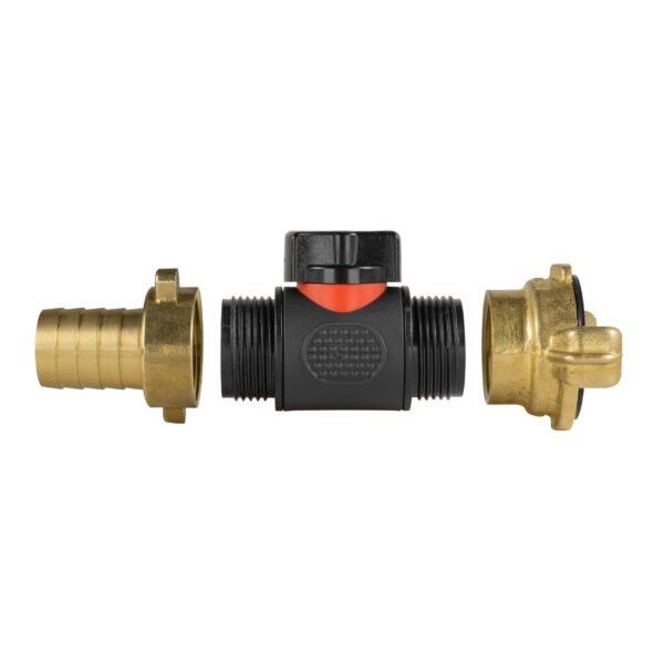 19mm brass barb with in-line bspm valve and geka type – heavy duty pipe & hose fitting uk geka fittings free shipping 9