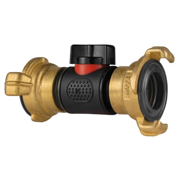 In-line bspm valve with 2 x geka type connectors – heavy duty pipe & hose fitting uk geka fittings free shipping 7