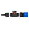 Hose connector blue with in-line bspm valve and 16mm barbed – barbed hose pipe connector uk brass connectors free shipping 31