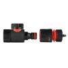 3/4" BSPF Thread Quick Connect Valve with Hose Connector 4mm