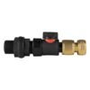 Water Butt Connector 3/4" BSP with BSPF-Quick Connect Valve