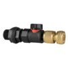 Water Butt Connector 3/4" BSP with BSPF-Quick Connect Valve