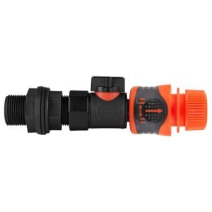 Water Butt Connector 3/4" BSP with BSPF-Quick Connect Valve