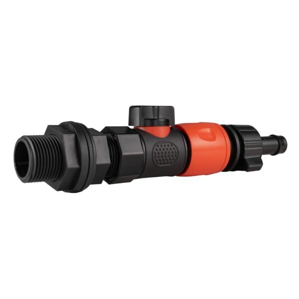 Water butt connector 3/4 inch bsp with bspf-quick connect valve and 16mm barb hose connector – heavy duty pipe & hose fitting uk water butt fittings free shipping 3