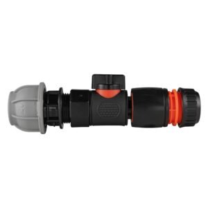20mm MDPE Straight with BSPF-Quick Connect Valve & Hose