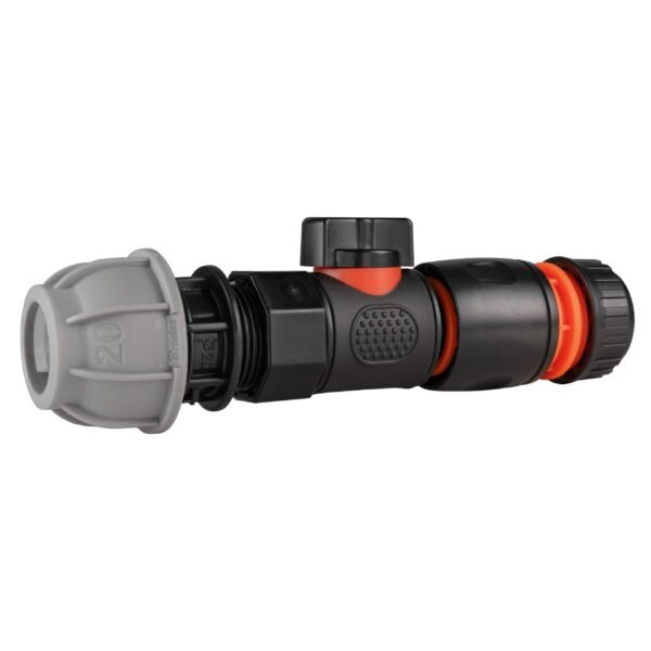 20mm mdpe straight with bspf-quick connect valve & hose – heavy duty pipe & hose fitting uk mdpe fittings free shipping 7
