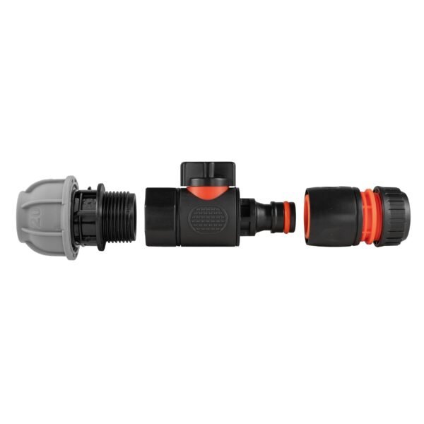 20mm mdpe straight with bspf-quick connect valve & hose – heavy duty pipe & hose fitting uk mdpe fittings free shipping 9