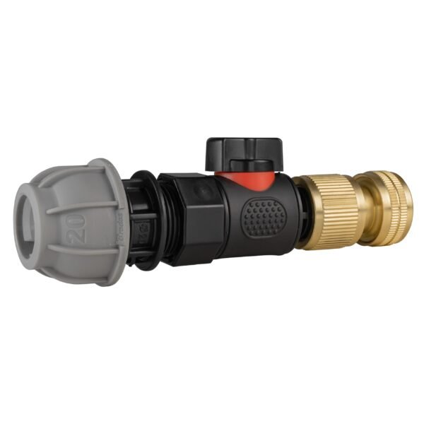 20mm mdpe straight with bspf-quick connect valve & hose – heavy duty pipe & hose fitting uk mdpe fittings free shipping 5