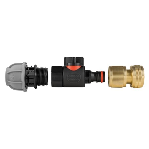 20mm mdpe straight with bspf-quick connect valve & hose – heavy duty pipe & hose fitting uk mdpe fittings free shipping 9