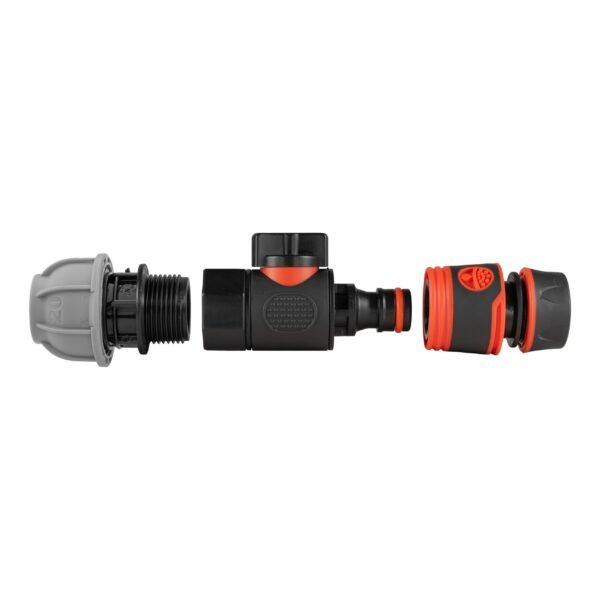 20mm mdpe straight with bspf-quick connect valve & hose – heavy duty pipe & hose fitting uk mdpe fittings free shipping 11