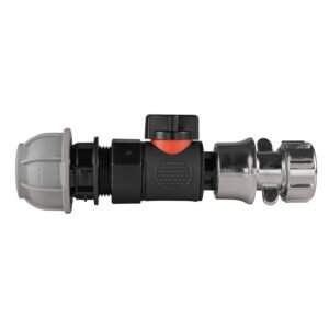 20mm MDPE Straight with BSPF-Quick Connect Valve & Hose