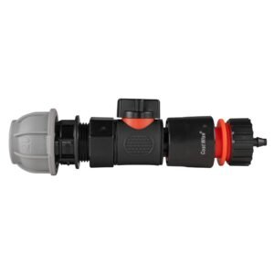 20mm MDPE Straight with BSPF-Quick Connect Valve & Hose