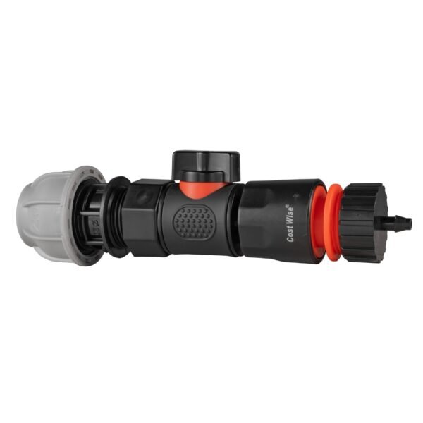 20mm mdpe straight with bspf-quick connect valve & hose – heavy duty pipe & hose fitting uk