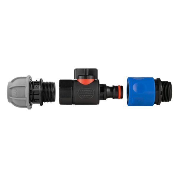 20mm mdpe straight with bspf-quick connect valve & hose – heavy duty pipe & hose fitting uk mdpe fittings free shipping 11