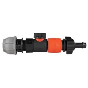 20mm MDPE Straight with BSPF-Quick Connect Valve & Hose