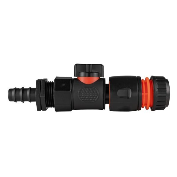 16mm Barbed Straight with BSPF-Quick Connect Valve & Hose