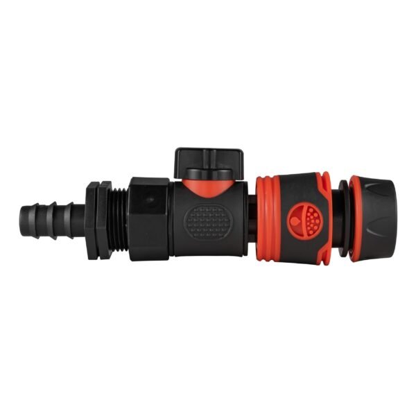 16mm Barbed Straight with BSPF-Quick Connect Valve & Hose