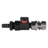 16mm barbed straight with bspf-quick connect valve & hose full flow valves free shipping 1