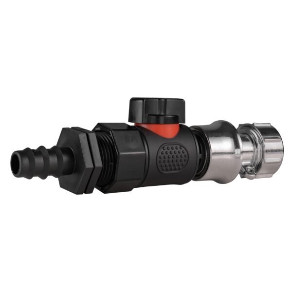 16mm barbed straight with bspf-quick connect valve & hose full flow valves free shipping 2
