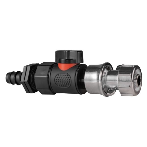16mm barbed straight with bspf-quick connect valve & hose full flow valves free shipping 3
