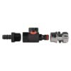 16mm barbed straight with bspf-quick connect valve & hose full flow valves free shipping 4