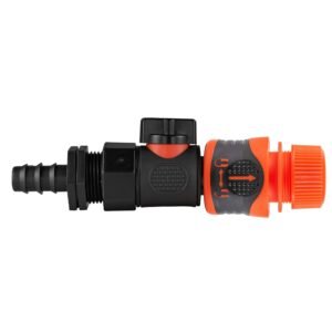16mm Barbed Straight with BSPF-Quick Connect Valve & Hose