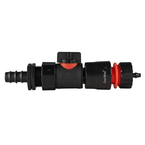 16mm barbed straight with bspf-quick connect valve & hose – barbed hose pipe connector uk full flow valves free shipping 5