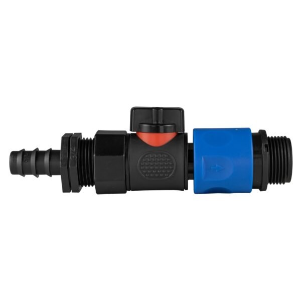 16mm Barbed Straight with BSPF-Quick Connect Valve & Hose