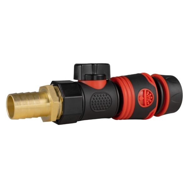 19mm brass barb with bspf-quick connect valve & hose – barbed hose pipe connector uk brass connectors free shipping 5