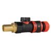 19mm brass barb with bspf-quick connect valve & hose – barbed hose pipe connector uk brass connectors free shipping 39
