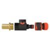 19mm brass barb with bspf-quick connect valve & hose – barbed hose pipe connector uk brass connectors free shipping 41