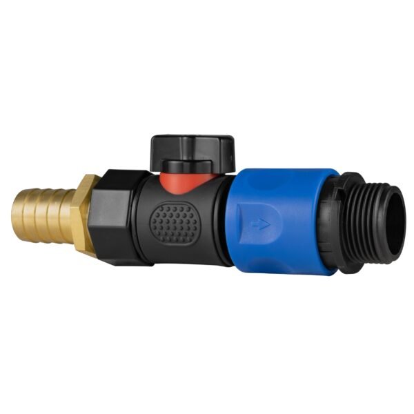 19mm brass barb with bspf-quick connect valve & hose – barbed hose pipe connector uk brass connectors free shipping 7