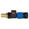 19mm brass barb with bspf-quick connect valve & hose – barbed hose pipe connector uk brass connectors free shipping 1