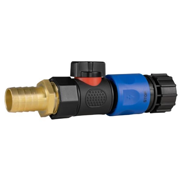19mm brass barb with bspf-quick connect valve & hose – barbed hose pipe connector uk brass connectors free shipping 2