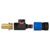 19mm brass barb with bspf-quick connect valve & hose – barbed hose pipe connector uk brass connectors free shipping 4