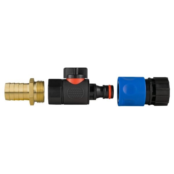19mm brass barb with bspf-quick connect valve & hose – barbed hose pipe connector uk brass connectors free shipping 4