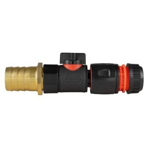 25mm Brass Barb with BSPF-Quick Connect Valve & Hose
