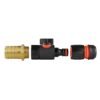 25mm brass barb with bspf-quick connect valve & hose – barbed hose pipe connector uk brass connectors free shipping 45