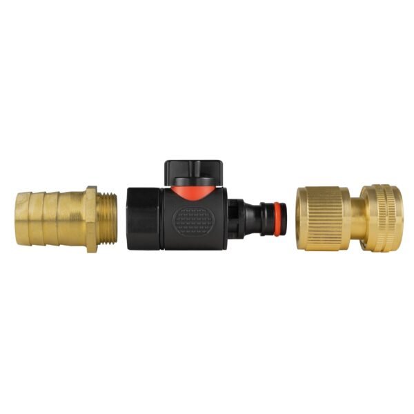 25mm brass barb with bspf-quick connect valve & hose – barbed hose pipe connector uk brass connectors free shipping 9