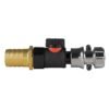 25mm brass barb with bspf-quick connect valve & hose – barbed hose pipe connector uk brass connectors free shipping 41