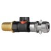 25mm brass barb with bspf-quick connect valve & hose – barbed hose pipe connector uk brass connectors free shipping 45