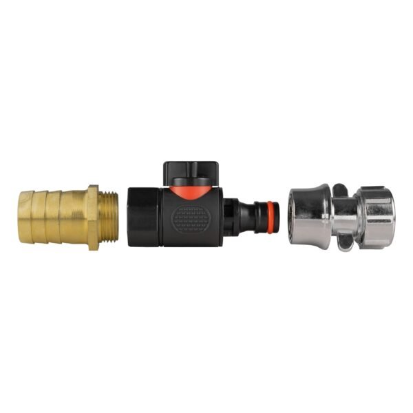 25mm brass barb with bspf-quick connect valve & hose – barbed hose pipe connector uk brass connectors free shipping 11