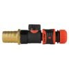 25mm brass barb with bspf-quick connect valve & hose – barbed hose pipe connector uk brass connectors free shipping 35