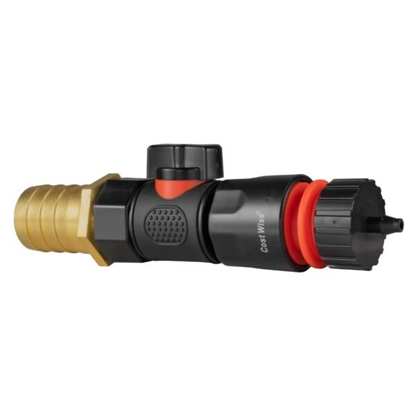 25mm brass barb with bspf-quick connect valve & hose – barbed hose pipe connector uk brass connectors free shipping 9