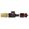 25mm brass barb with bspf-quick connect valve & hose – barbed hose pipe connector uk brass connectors free shipping 45